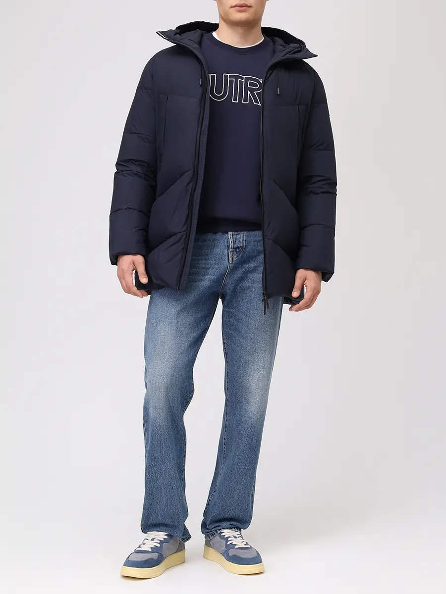 Пуховик стеганый