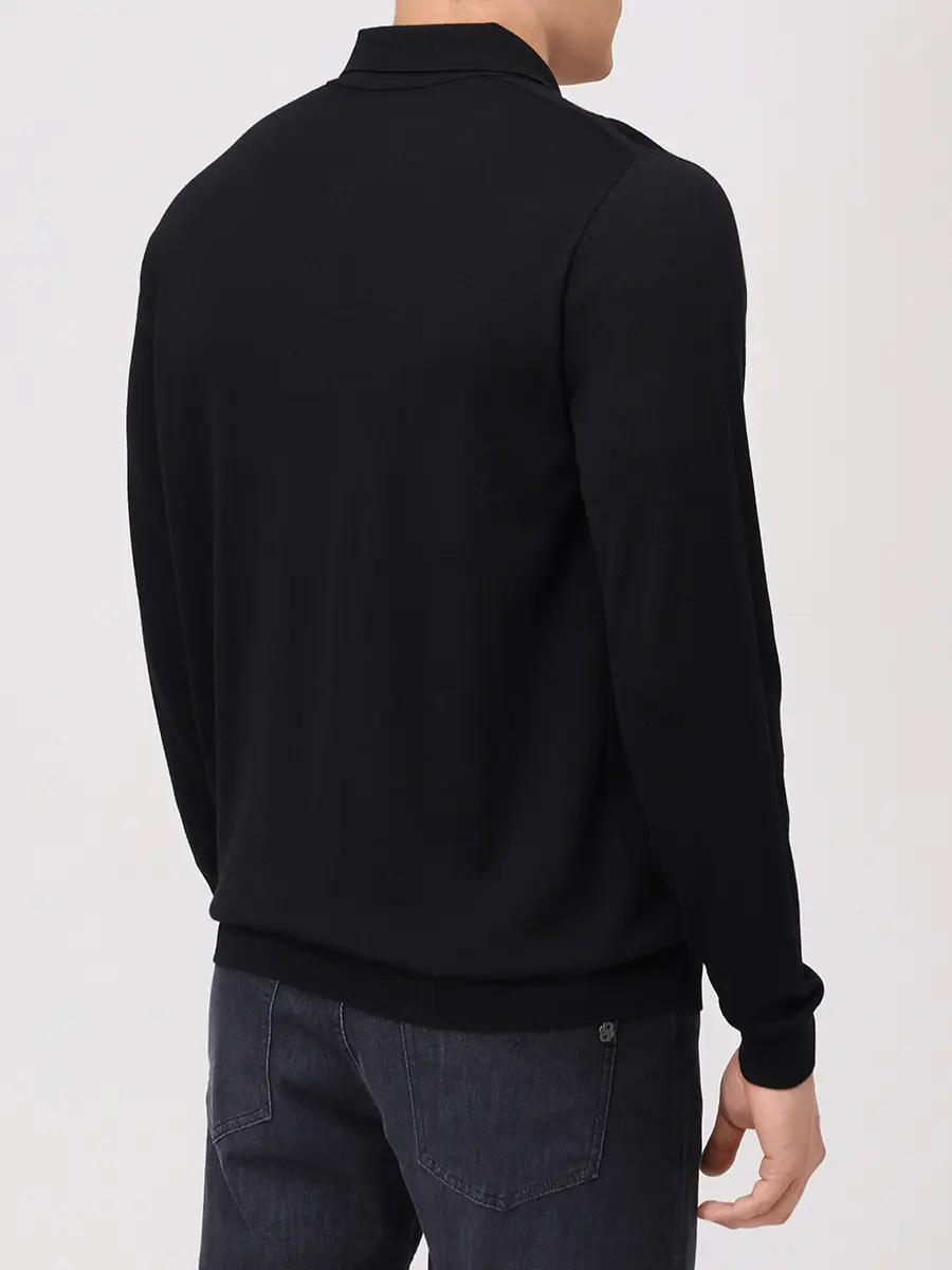 Поло из шерсти и шелка