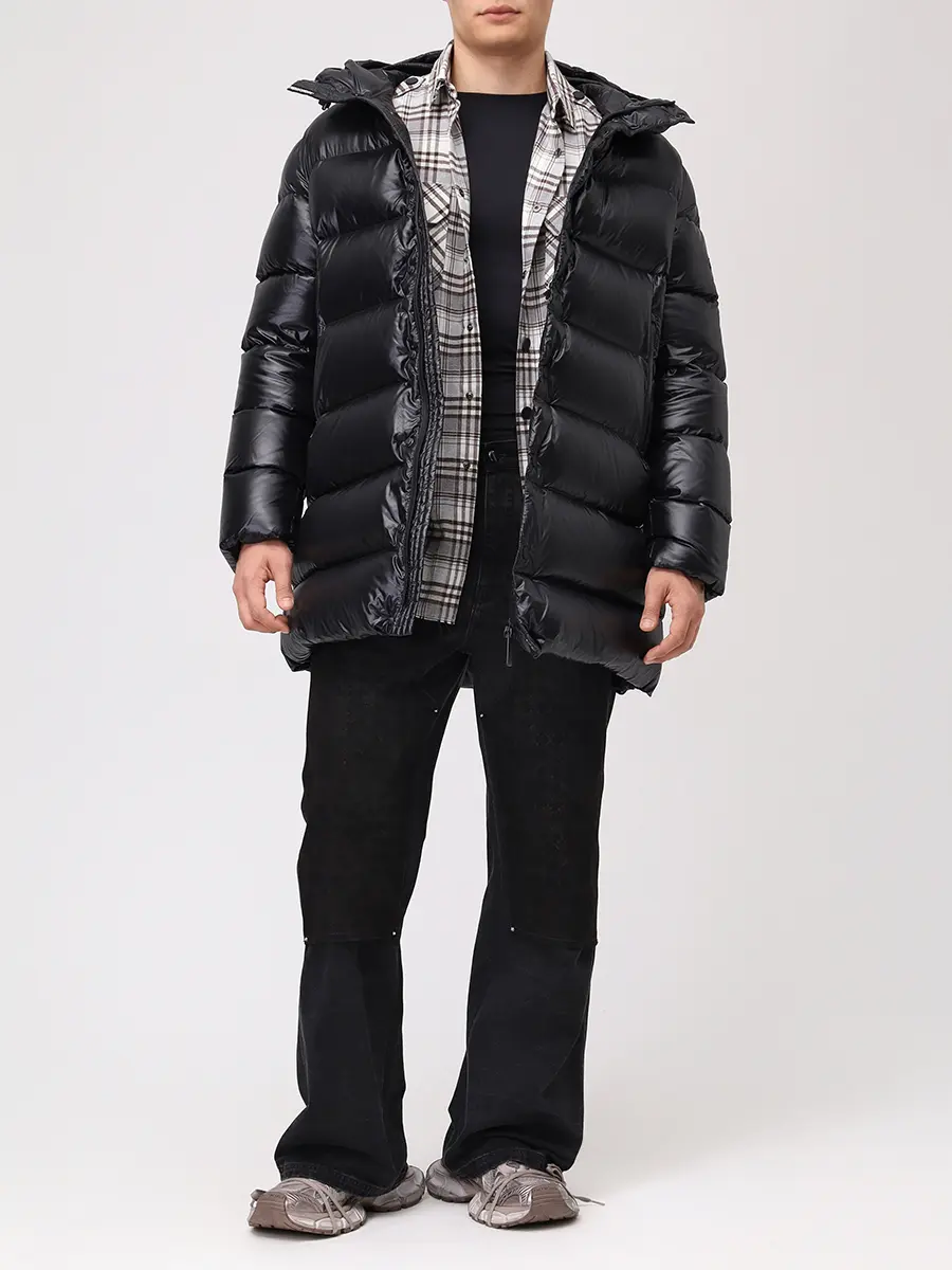 Пуховик стеганый