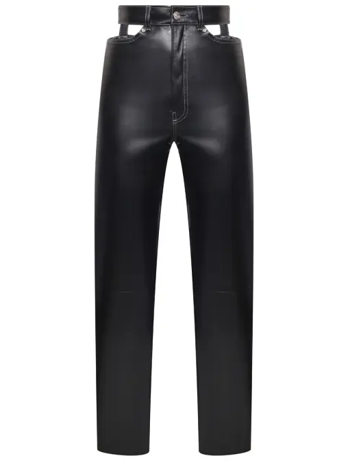 Брюки кожаные MANOKHI