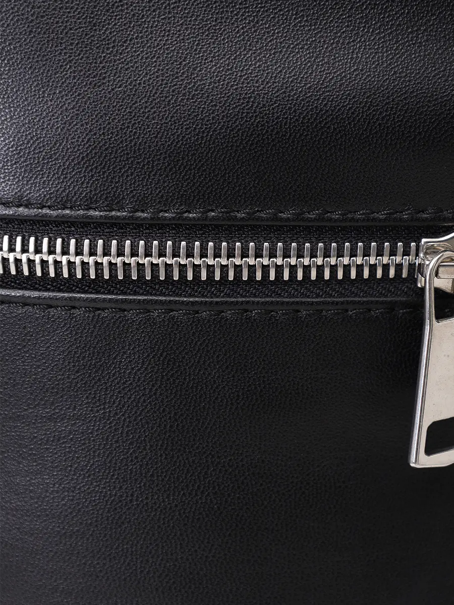 Юбка кожаная