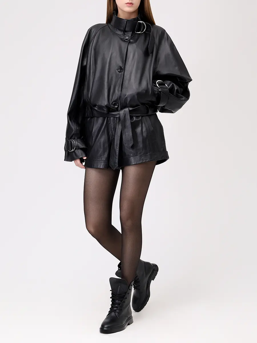 Куртка кожаная