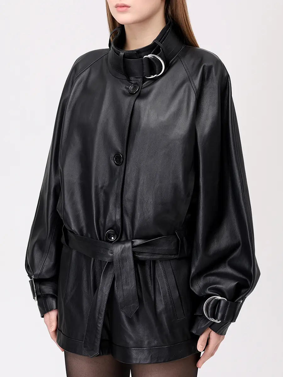 Куртка кожаная