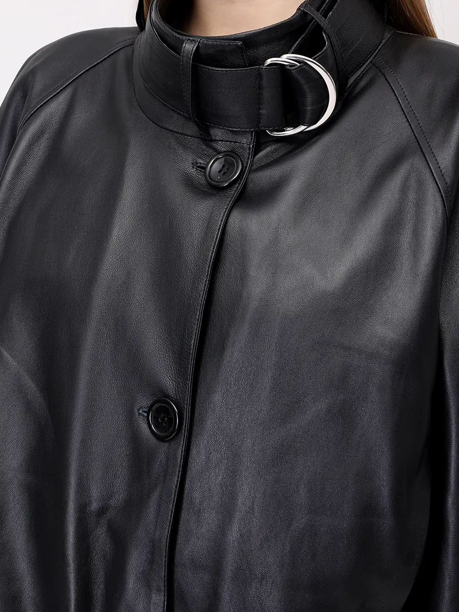 Куртка кожаная