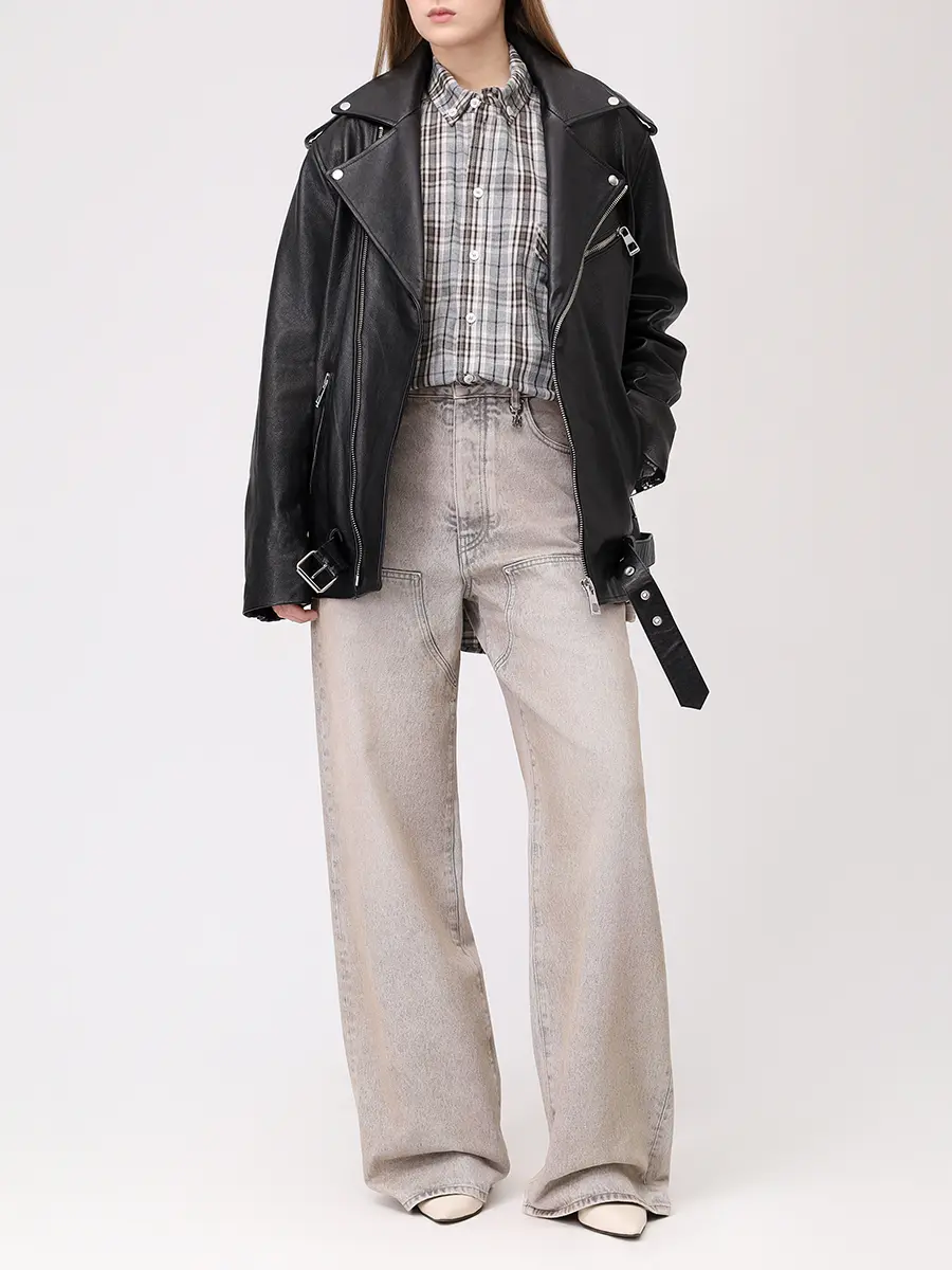 Куртка кожаная