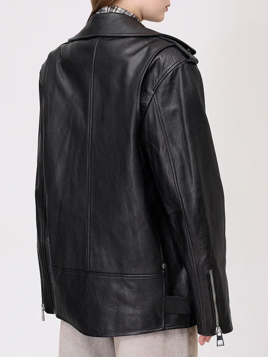 Куртка кожаная