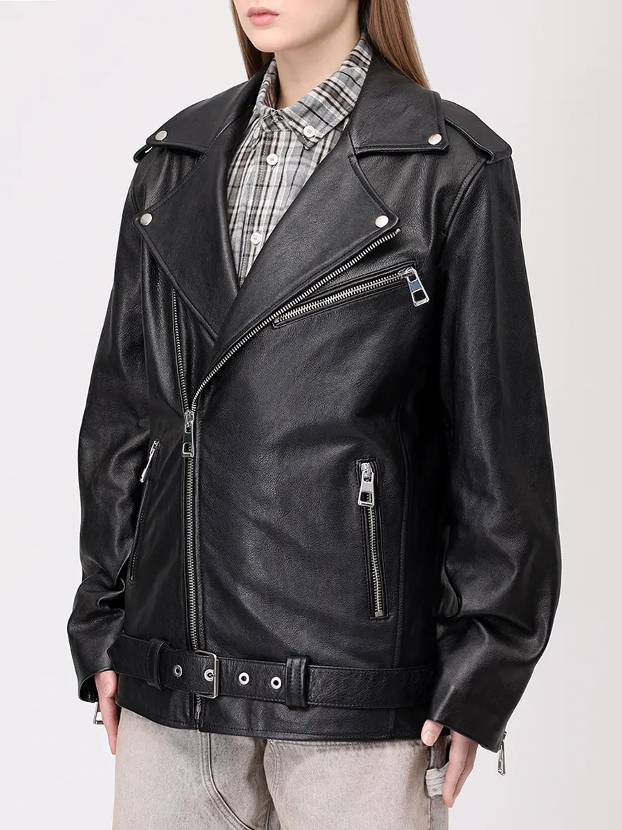 Куртка кожаная