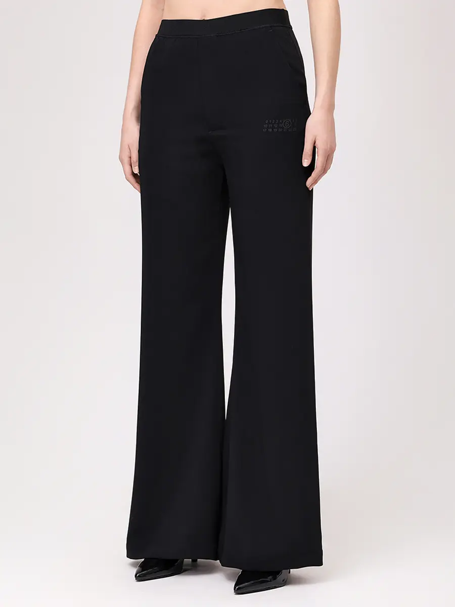 Брюки однотонные