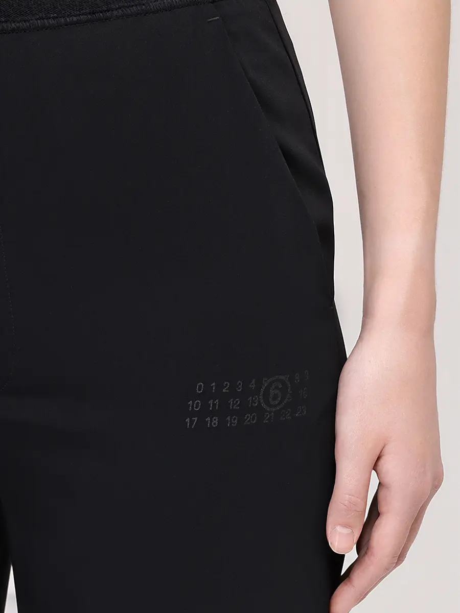 Брюки однотонные