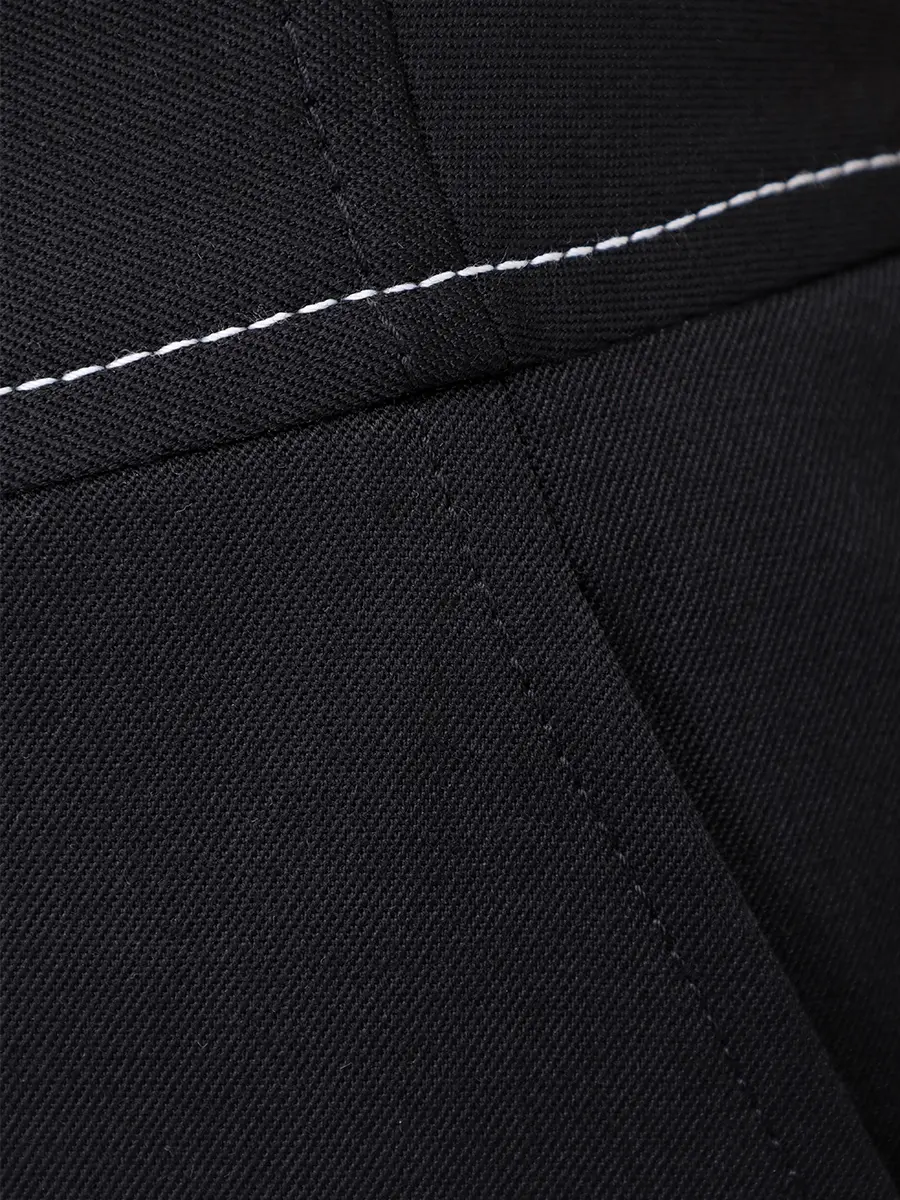 Брюки однотонные