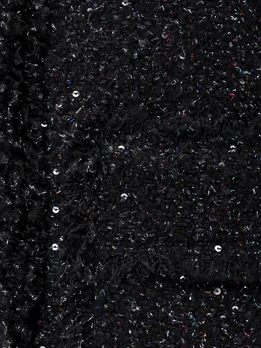 Жилет твидовый