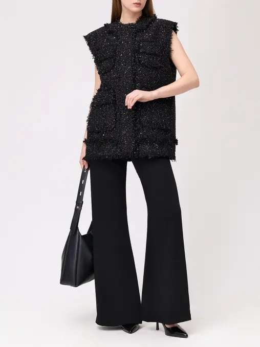 Жилет твидовый MSGM