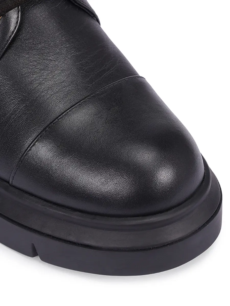 Ботинки кожаные