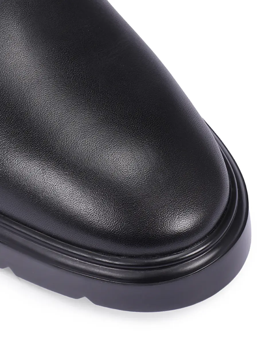 Ботинки кожаные