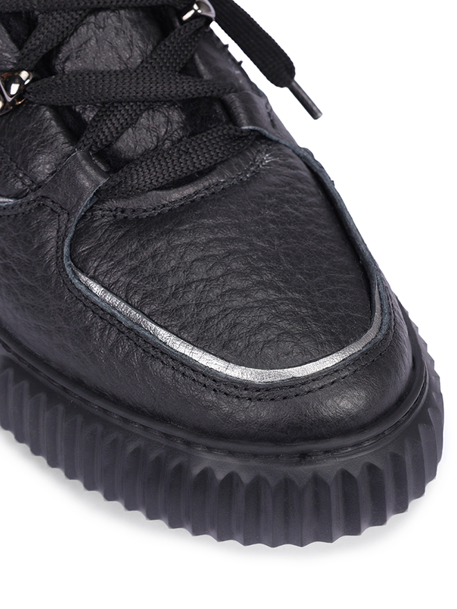 Кеды кожаные на меху