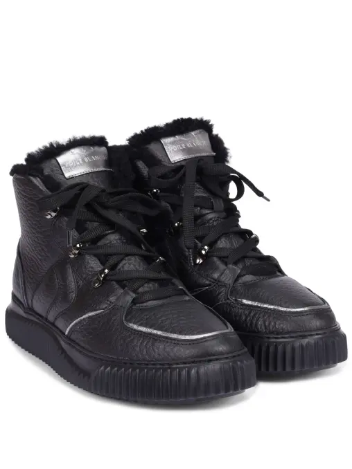 Кеды кожаные на меху VOILE BLANCHE