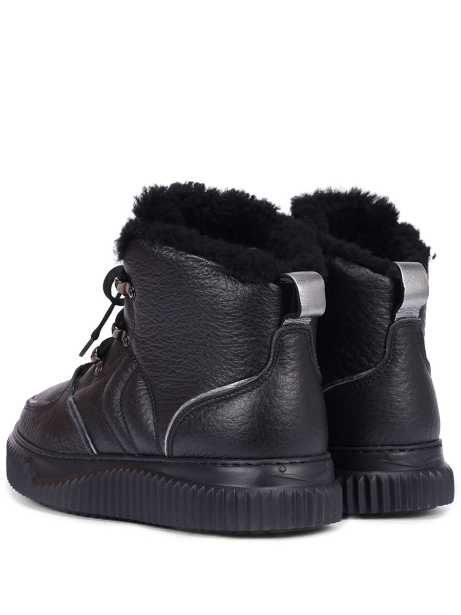 Кеды кожаные на меху