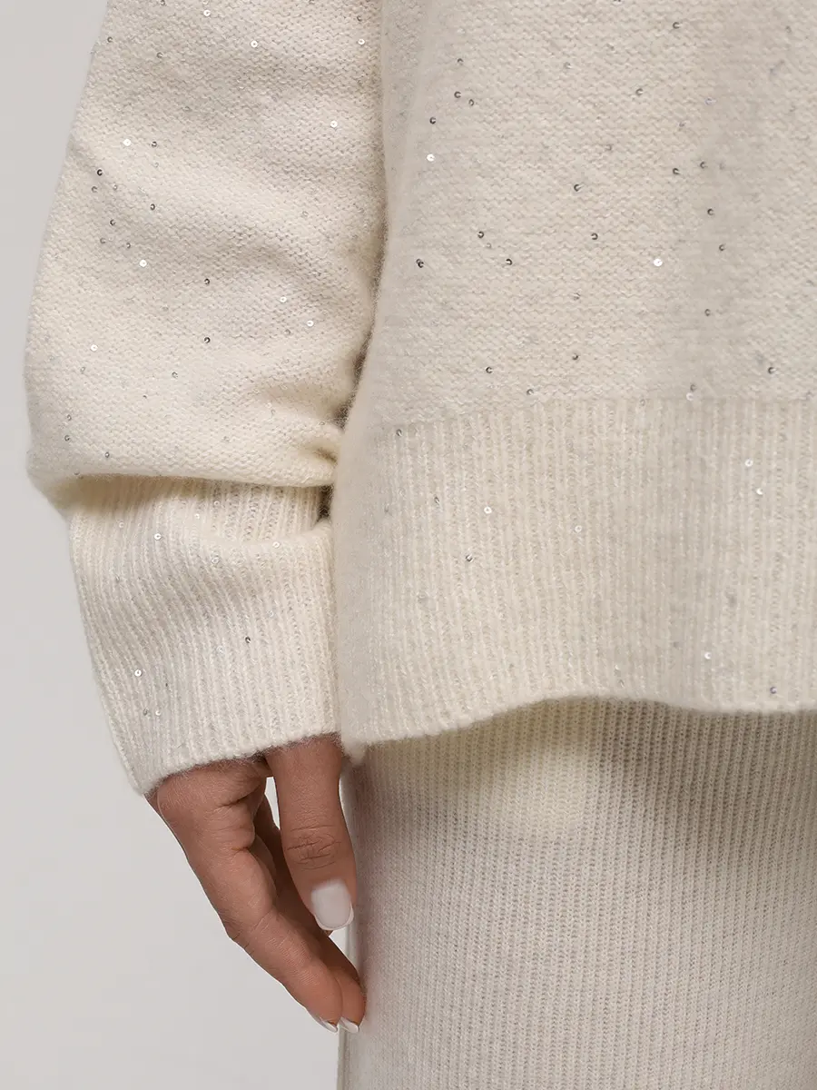 Свитер из кашемира и шелка