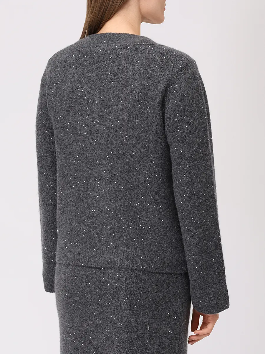 Кардиган из кашемира и хлопка