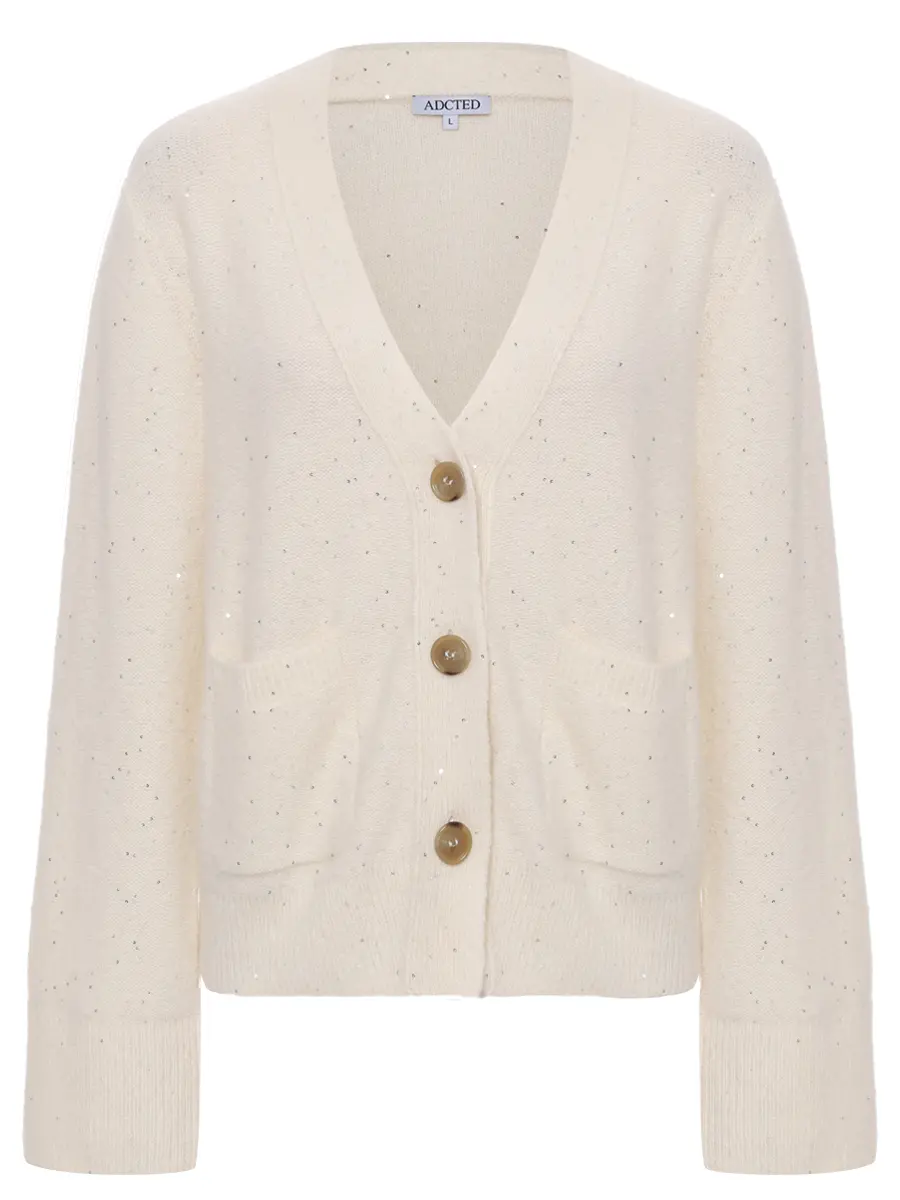 Кардиган из кашемира и хлопка