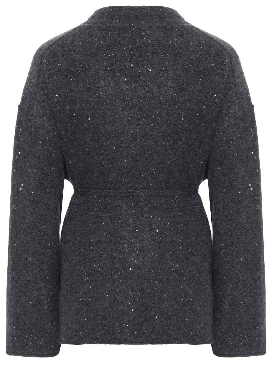 Кардиган из кашемира и хлопка