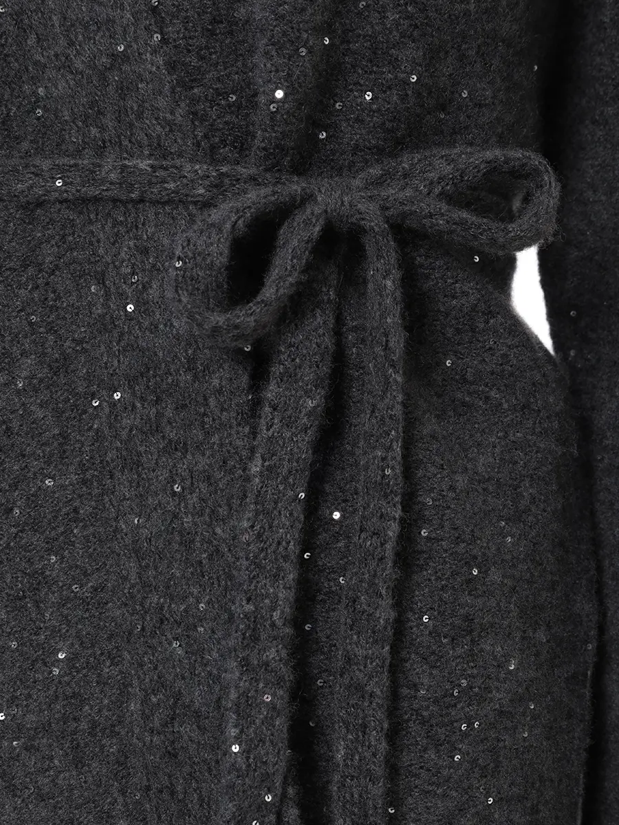 Кардиган из кашемира и хлопка