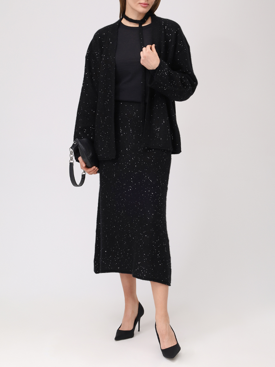 Кардиган из кашемира и хлопка