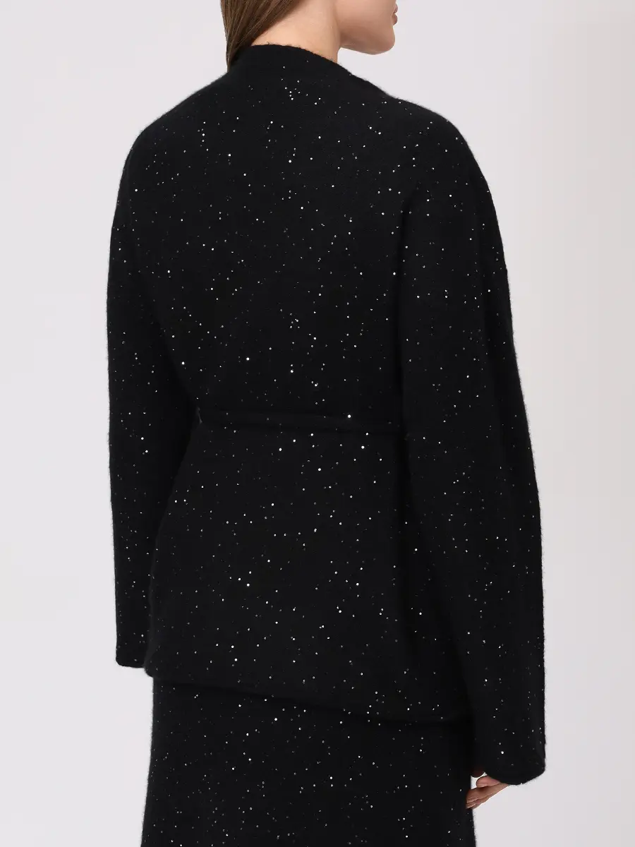 Кардиган из кашемира и хлопка