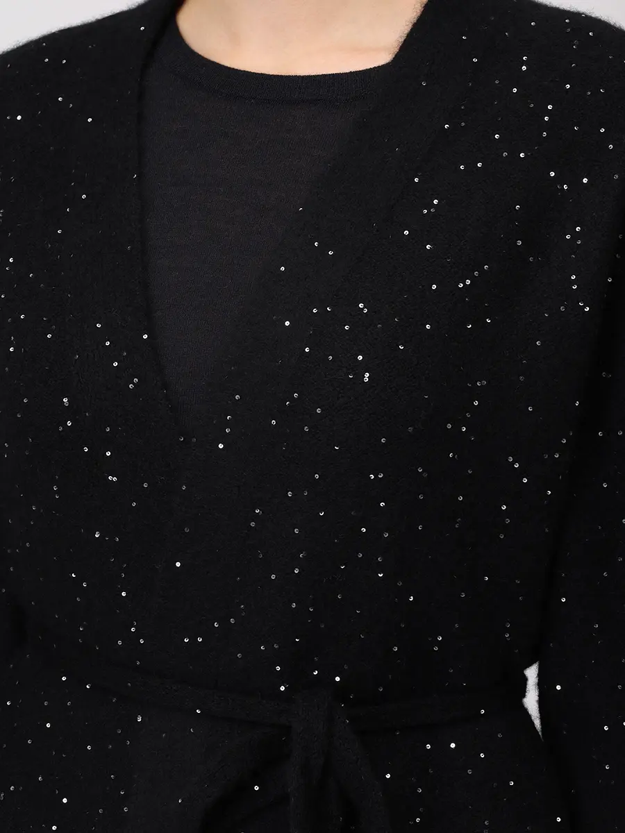 Кардиган из кашемира и хлопка