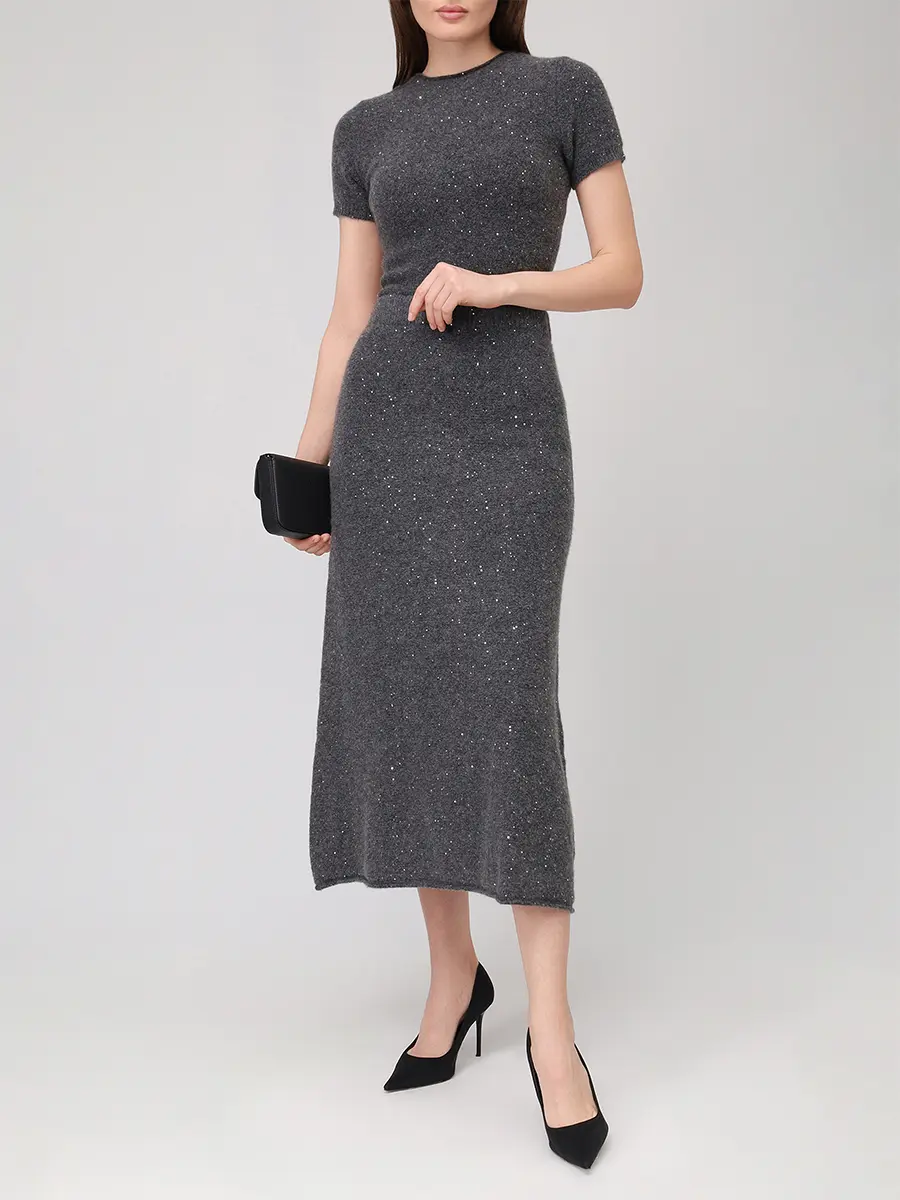 Юбка из кашемира и хлопка