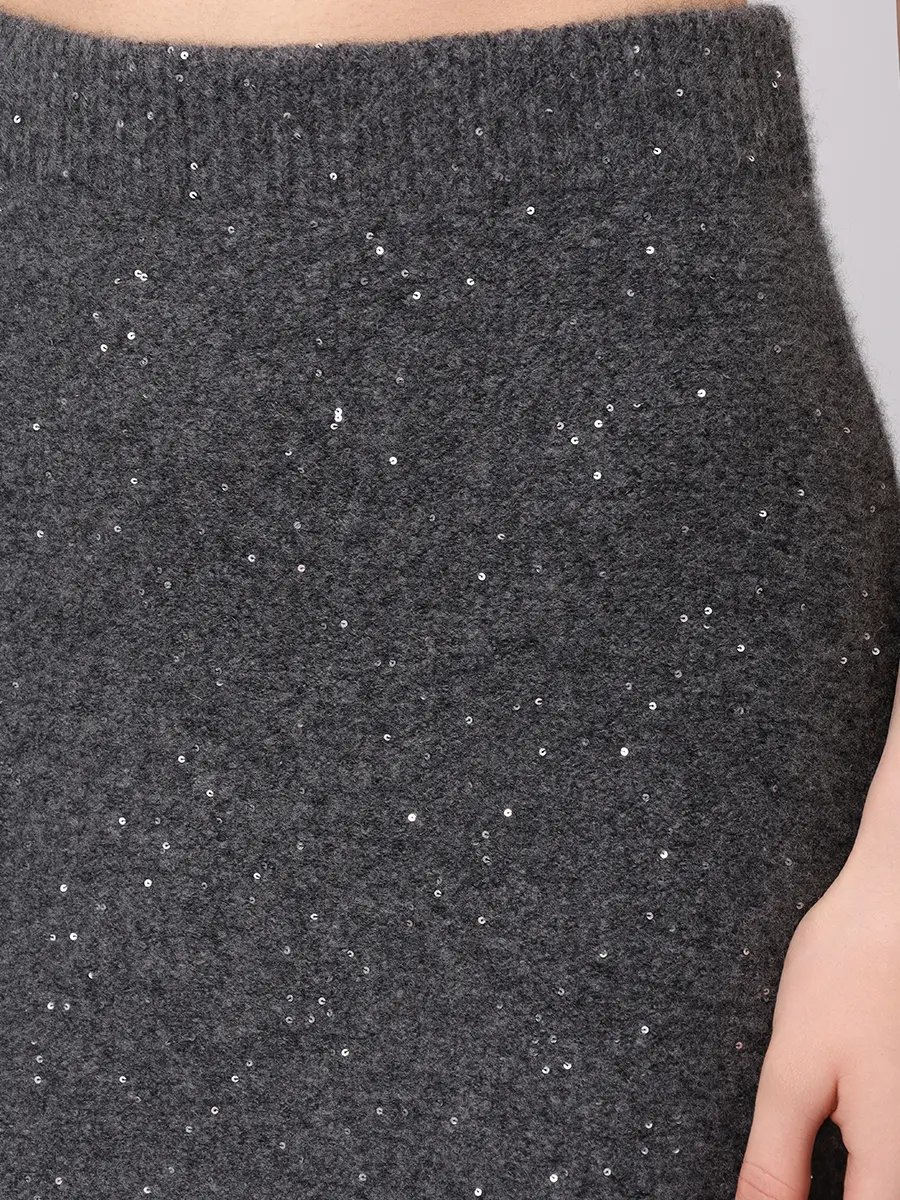 Юбка из кашемира и хлопка