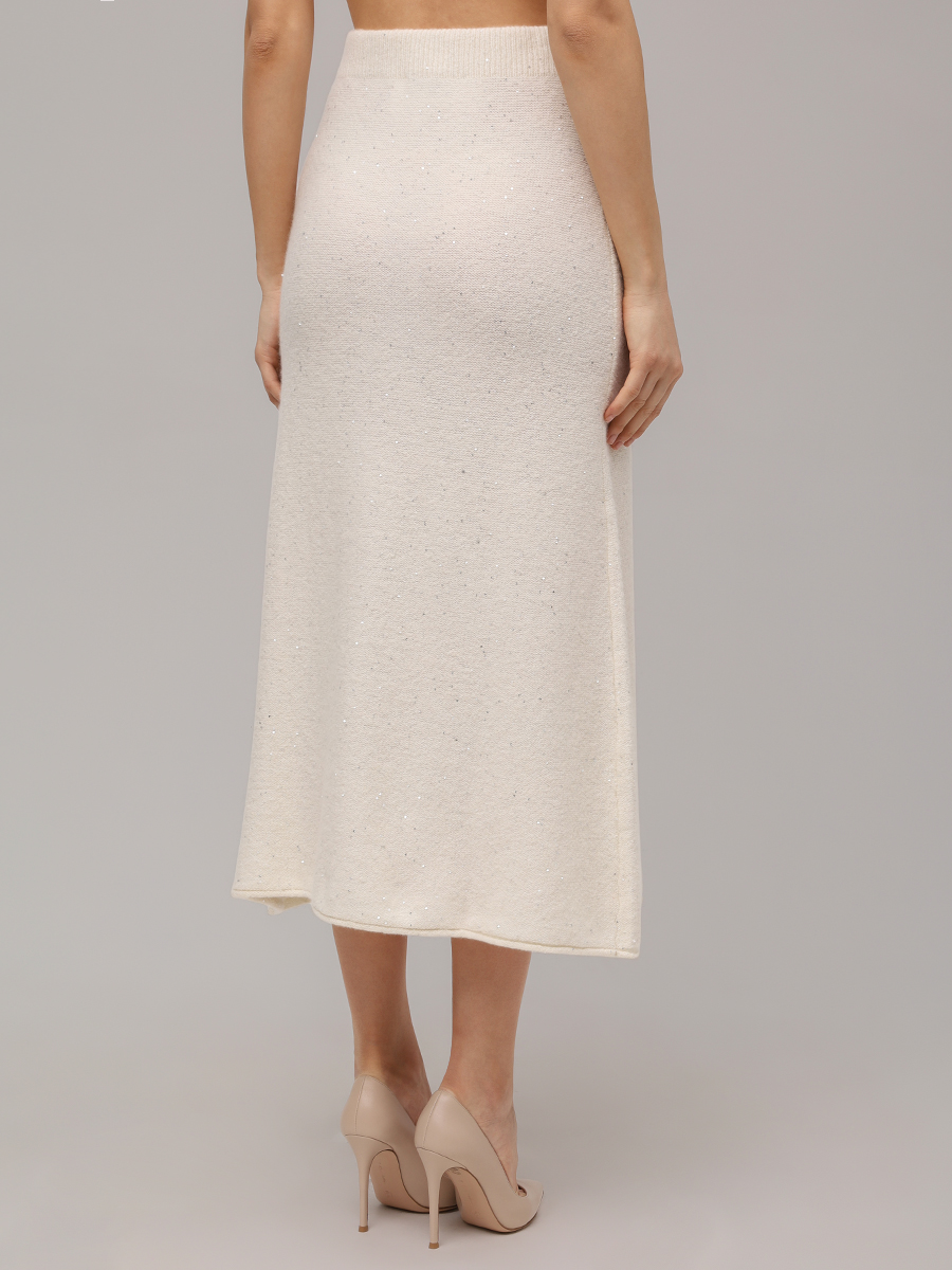Юбка из кашемира и хлопка