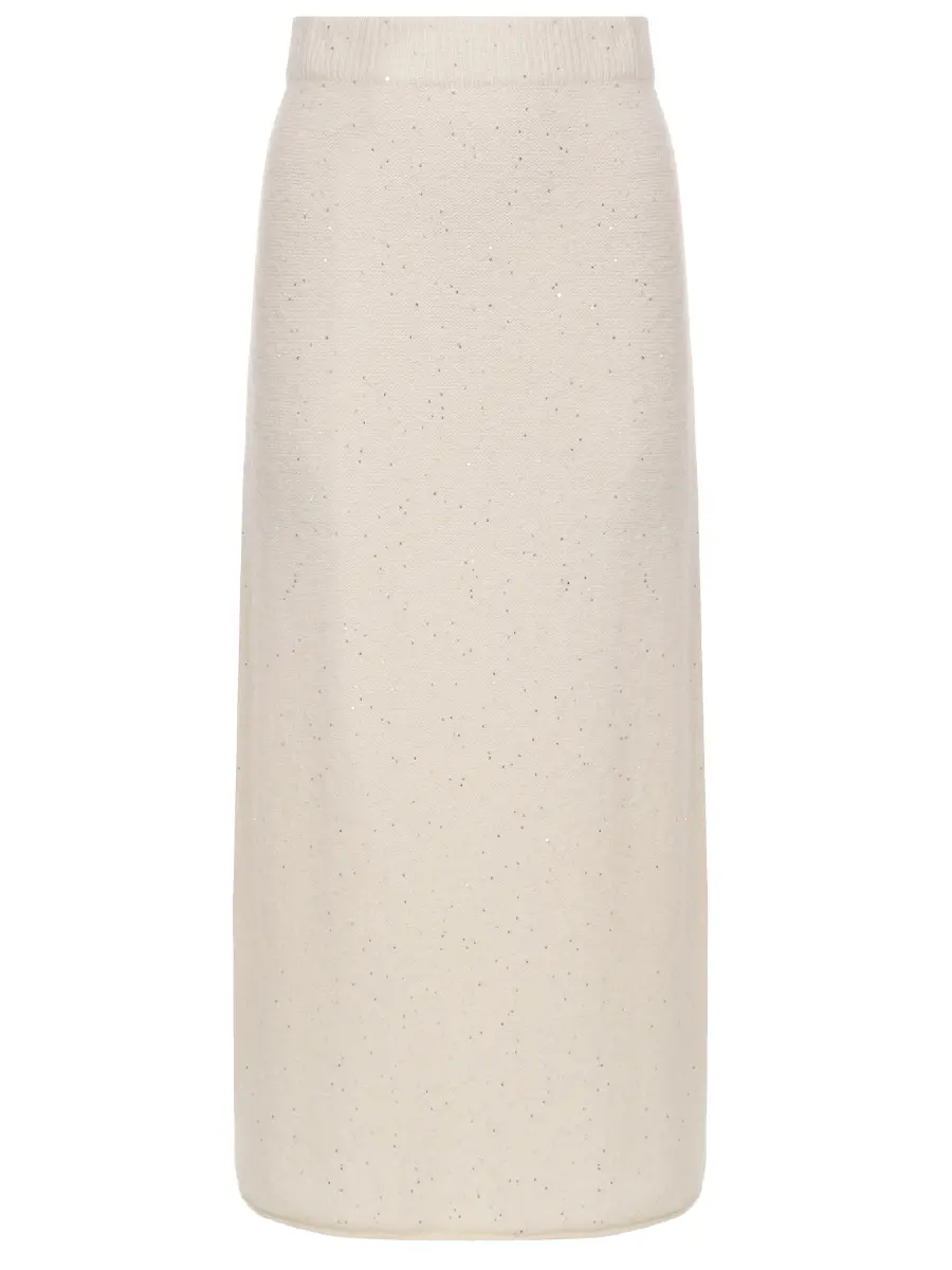 Юбка из кашемира и хлопка