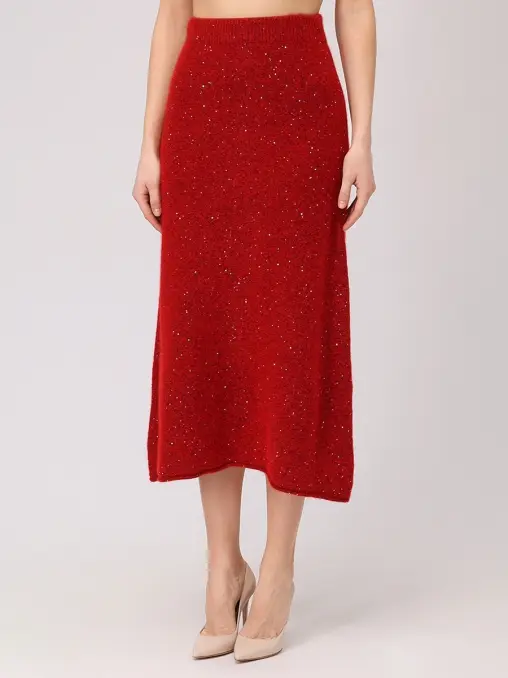 Юбка из кашемира и хлопка ADDICTED