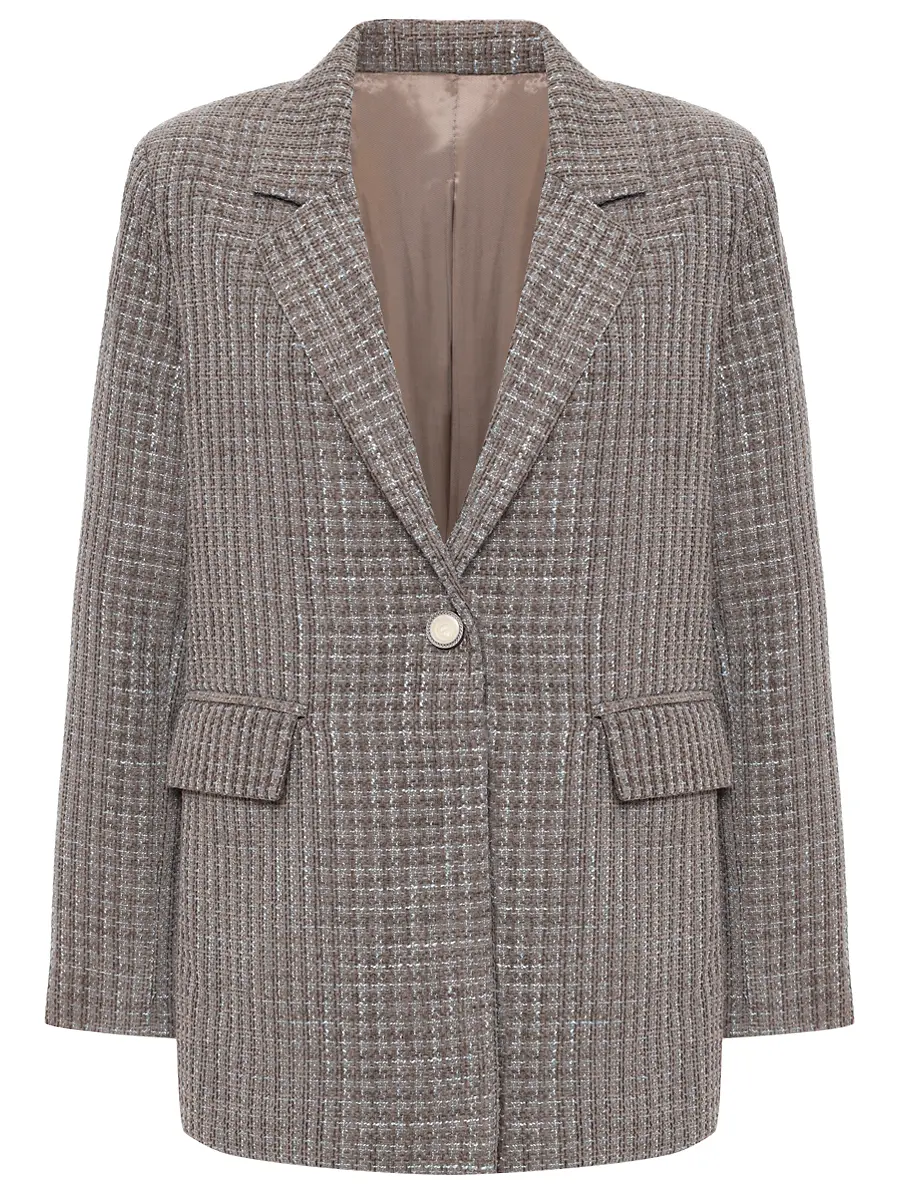 Пиджак однотонный