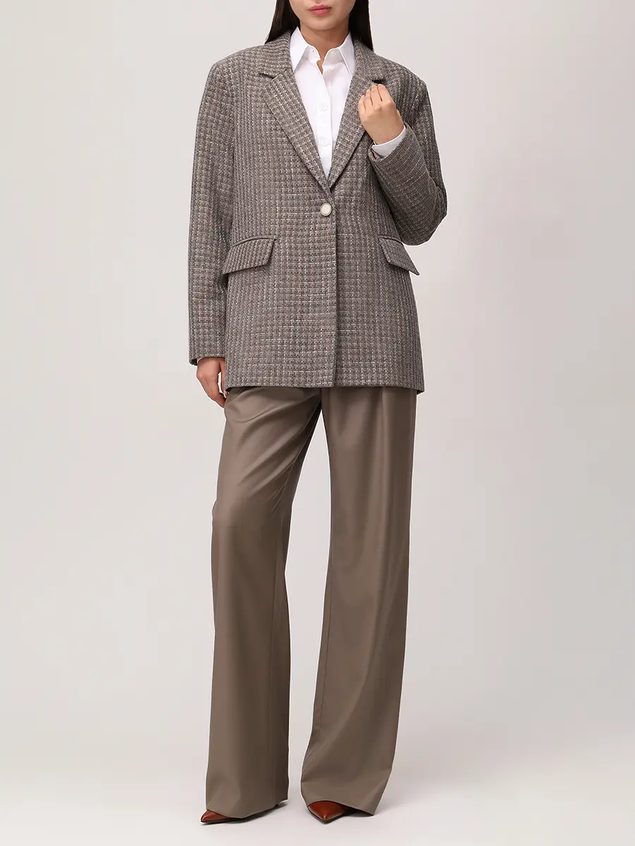 Пиджак однотонный