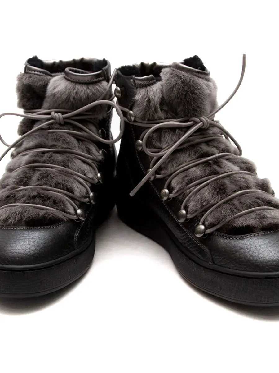 Ботинки кожаные