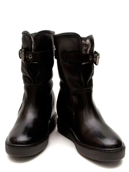 Ботинки кожаные SANTONI