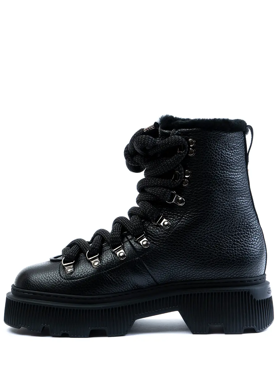 Ботинки кожаные на меху