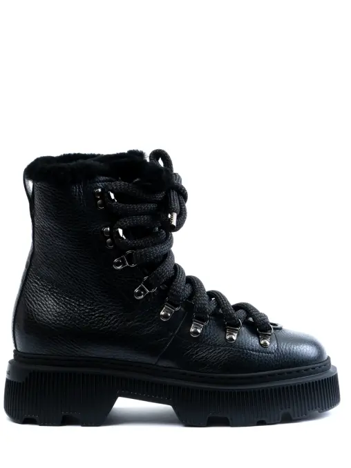 Ботинки кожаные на меху SANTONI