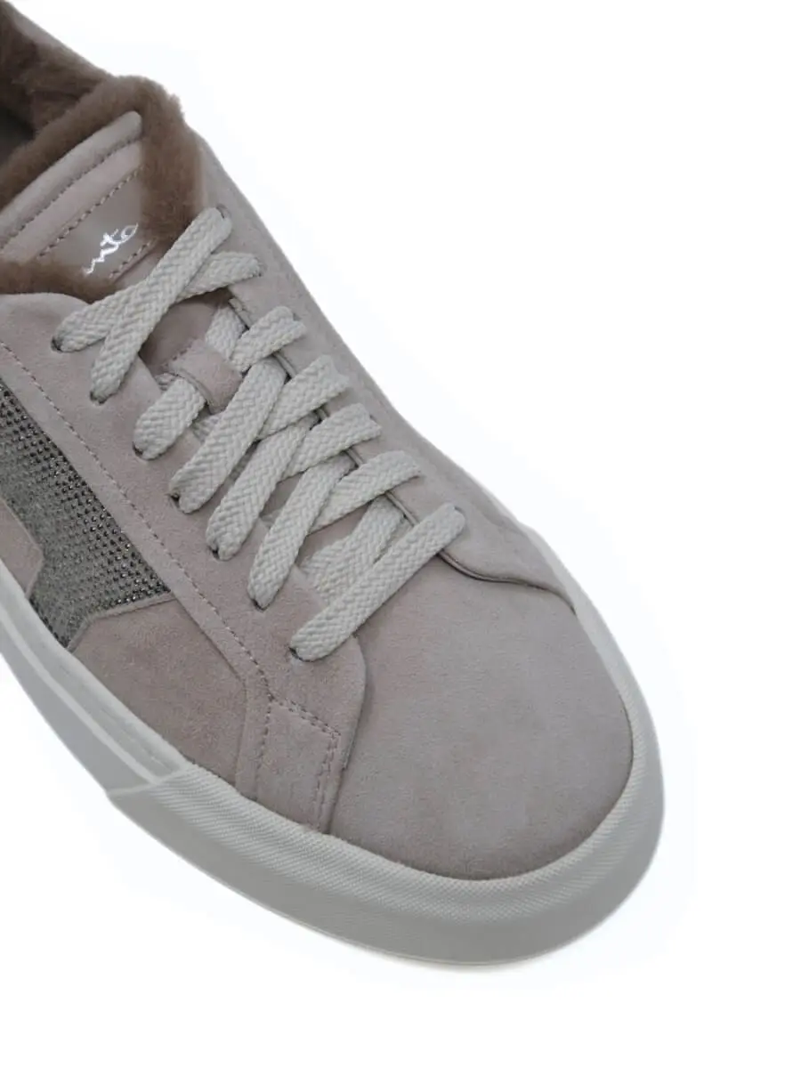 Кеды замшевые на меху