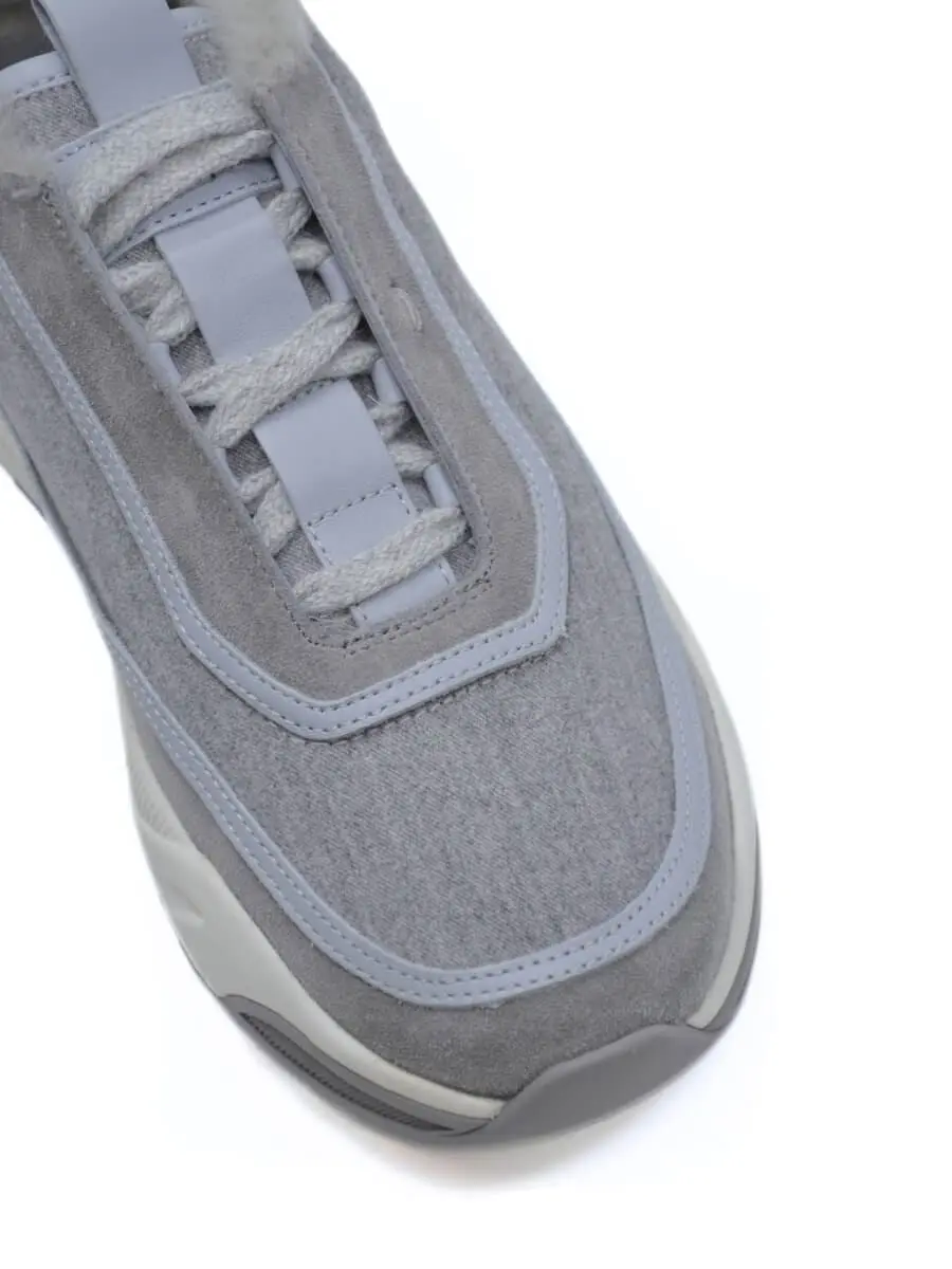 Кроссовки комбинированные на меху