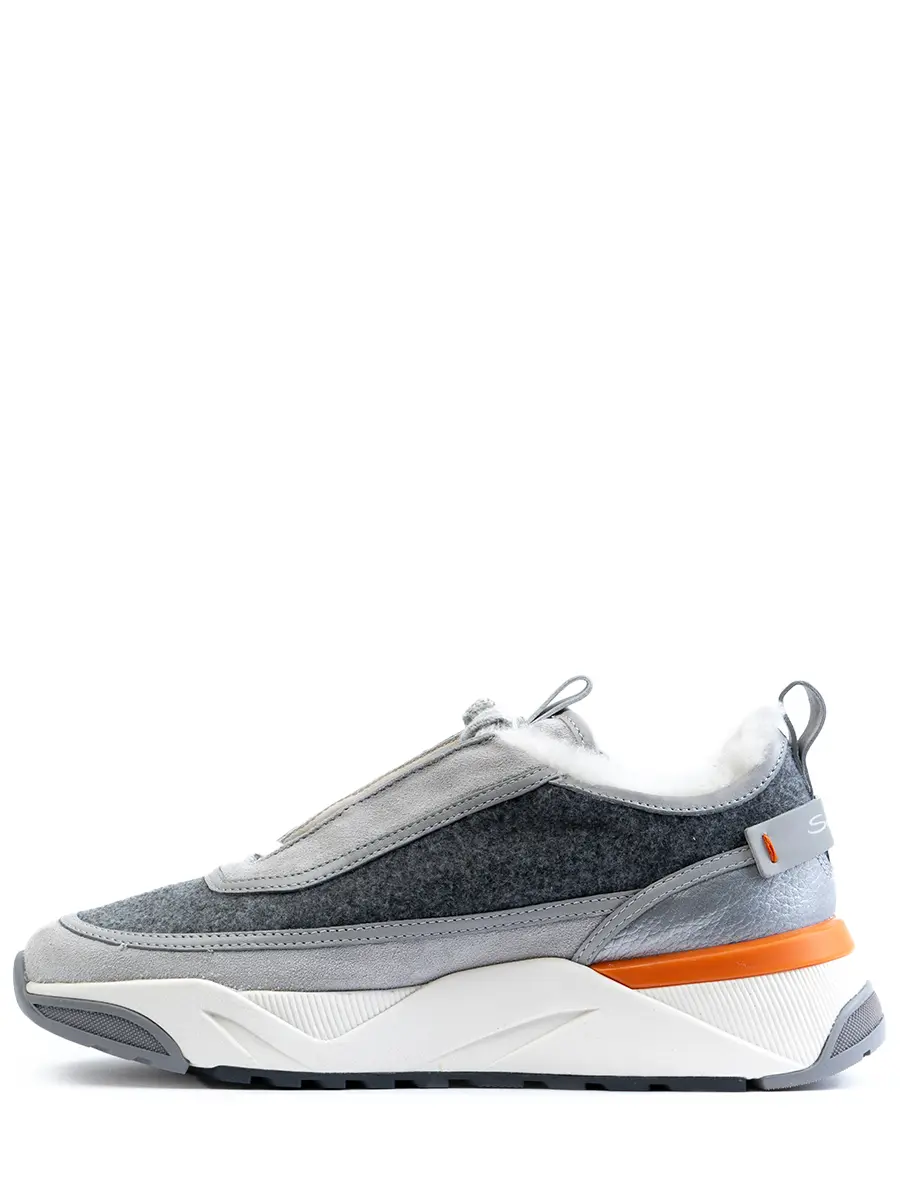 Кроссовки комбинированные на меху