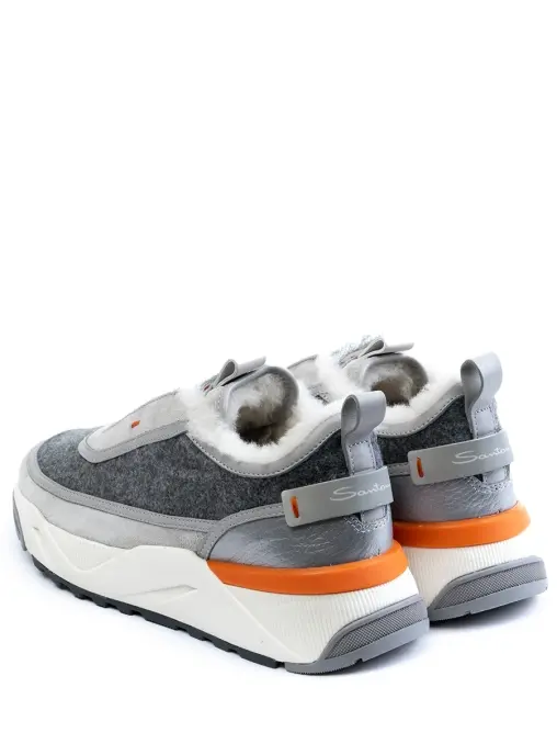 Кроссовки комбинированные на меху SANTONI