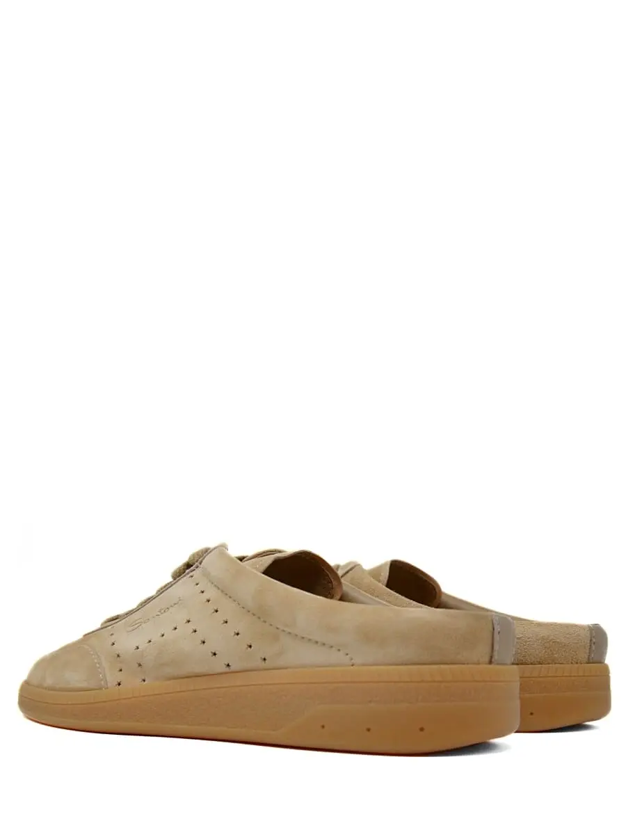 Мюли замшевые