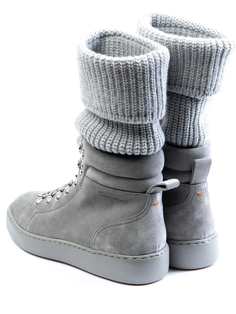 Кеды замшевые