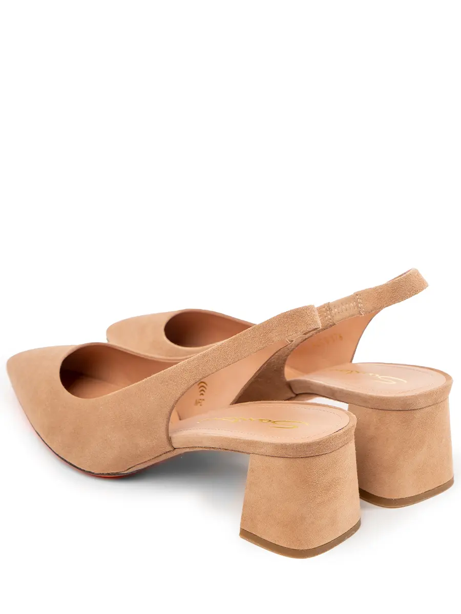 Туфли замшевые