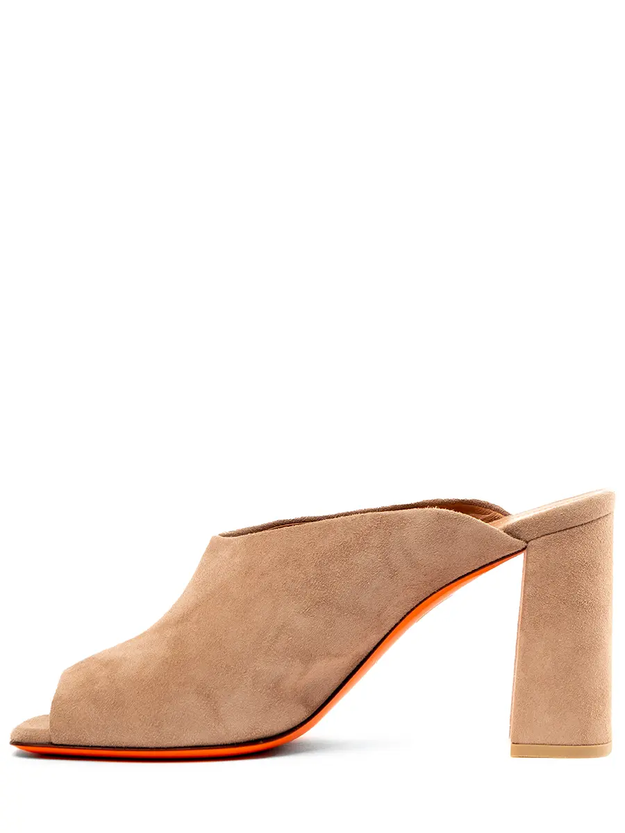 Мюли замшевые