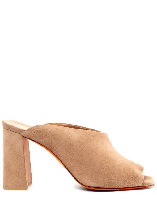 Мюли замшевые SANTONI