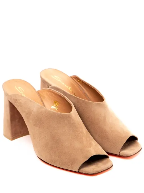 Мюли замшевые SANTONI